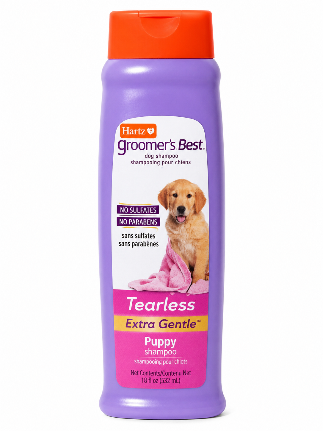 Hartz Groomer’s Best Tearless Extra Gentle Puppy Shampoo – 18 fl oz