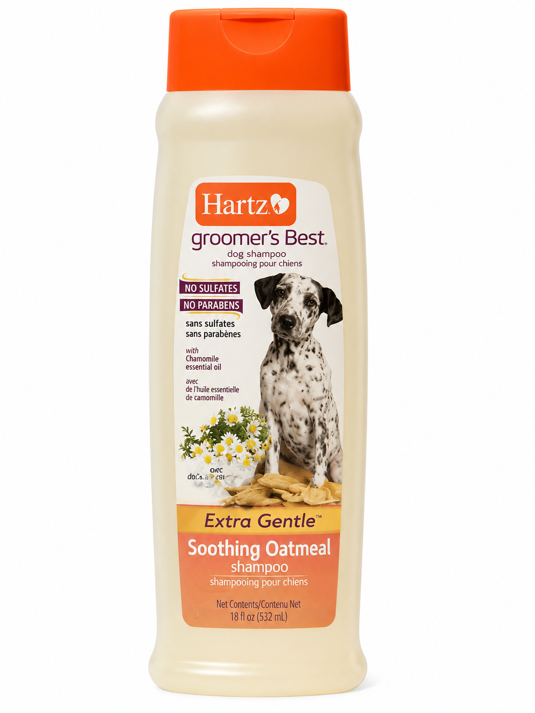 Hartz Groomer’s Best Soothing Oatmeal Dog Shampoo with Chamomile – 18 fl oz